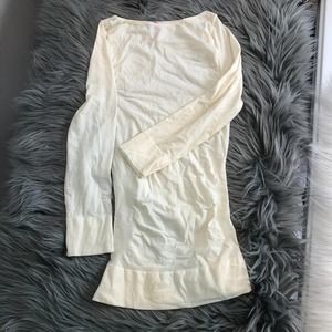 new spanx on top & in control 978 boatneck 3/4 sleeve shaping top size large